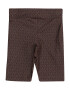 Michael Kors Kids Leggings maro deschis / maro închis / galben citron - Pled.ro