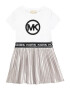 Michael Kors Kids Rochie negru / argintiu / alb - Pled.ro