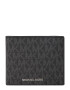 Michael Kors Portofel 'Billfold W' gri metalic / negru - Pled.ro