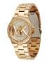 Michael Kors Ceas analogic 'Lennox' auriu / transparent - Pled.ro