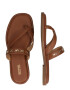 MICHAEL Michael Kors Flip-flops 'ALBA' ciocolatiu / auriu - Pled.ro