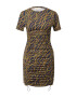 MICHAEL Michael Kors Rochie albastru noapte / maro / galben / alb - Pled.ro