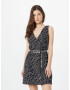 MICHAEL Michael Kors Rochie negru / alb - Pled.ro