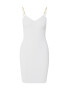 MICHAEL Michael Kors Rochie tricotat 'EMPIRE' auriu / alb - Pled.ro