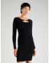 MICHAEL Michael Kors Rochie tricotat 'EMPIRE' auriu / negru - Pled.ro