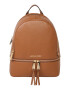 MICHAEL Michael Kors Rucsac maro caramel / auriu - Pled.ro