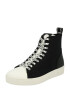 MICHAEL Michael Kors Sneaker înalt 'EDIE' negru / alb - Pled.ro