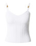 MICHAEL Michael Kors Top brodat auriu / alb - Pled.ro