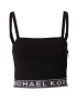 MICHAEL Michael Kors Top brodat negru / alb - Pled.ro