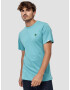 Mikon Tricou 'Palme' albastru aqua - Pled.ro