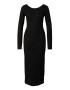 millane Rochie tricotat 'Malina' negru - Pled.ro