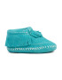 Minnetonka Cizme 'Riley Suede' turcoaz - Pled.ro