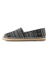 Minnetonka Espadrile negru / alb - Pled.ro