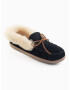 Minnetonka Mocasini 'Alpinsheepskin' crem / maro deschis / negru - Pled.ro