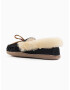 Minnetonka Mocasini 'Alpinsheepskin' crem / maro deschis / negru - Pled.ro