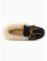 Minnetonka Mocasini 'Alpinsheepskin' crem / maro deschis / negru - Pled.ro