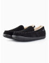 Minnetonka Mocasini 'Tempe' negru / alb - Pled.ro