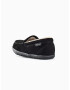 Minnetonka Mocasini 'Tempe' negru / alb - Pled.ro