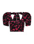 Miss Selfridge Petite Tricou 'Fuschia' fucsia / roz neon / negru - Pled.ro