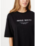 Miss Sixty Tricou supradimensional negru / alb - Pled.ro