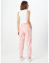 Missguided Pantaloni roz deschis / alb - Pled.ro