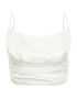 Missguided Petite Top alb - Pled.ro