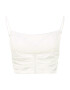 Missguided Petite Top alb - Pled.ro