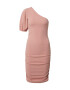 Missguided Rochie de cocktail roz - Pled.ro