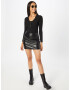 Missguided Tricou body negru - Pled.ro