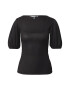 Missguided Tricou negru - Pled.ro