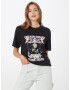 Missguided Tricou 'TWIGHLIGHT DREAMS' portocaliu piersică / negru / alb - Pled.ro