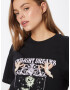 Missguided Tricou 'TWIGHLIGHT DREAMS' portocaliu piersică / negru / alb - Pled.ro