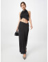 Misspap Costum '(Me) High Neck Satin Cowl Co-ord' negru - Pled.ro