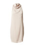 Misspap Rochie de cocktail gri taupe - Pled.ro