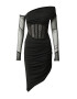 Misspap Rochie de cocktail negru - Pled.ro