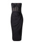 Misspap Rochie de cocktail negru - Pled.ro