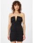 Misspap Rochie de cocktail negru - Pled.ro