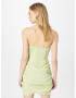 Misspap Rochie de cocktail verde deschis - Pled.ro