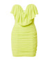 Misspap Rochie de cocktail verde stuf - Pled.ro