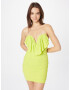 Misspap Rochie de cocktail verde stuf - Pled.ro