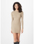 Misspap Rochie gri taupe - Pled.ro