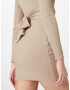 Misspap Rochie gri taupe - Pled.ro