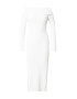 Misspap Rochie tricotat alb - Pled.ro