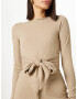 Misspap Rochie tricotat gri taupe - Pled.ro