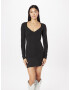 Misspap Rochie tricotat negru - Pled.ro