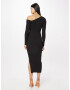 Misspap Rochie tricotat negru - Pled.ro