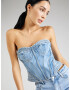 Misspap Top albastru denim - Pled.ro