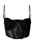 Misspap Top 'Miss Joslin' negru - Pled.ro