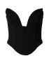 Misspap Top negru - Pled.ro