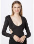 Misspap Tricou body negru - Pled.ro